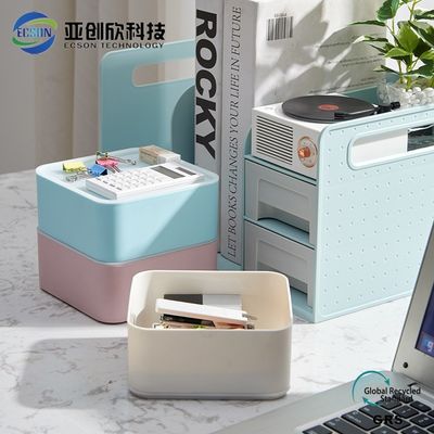 Customized Process Plastic Square Storage Box ISO Cetificate