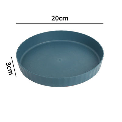 Custom Wheat Straw Plastic Parts in Various Colors for  PP thickened circular dining plate